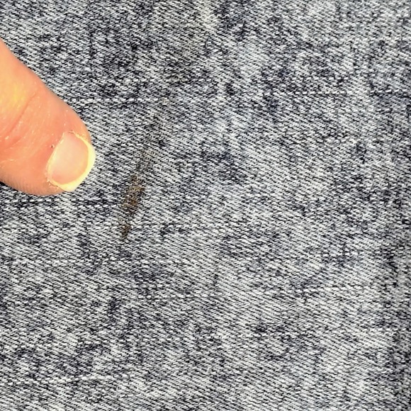 HOT SWAG Acid‎ Wash Denim Pencil Skirt Mid Rise Back Zip Y2K M 80s house party - Picture 5 of 7